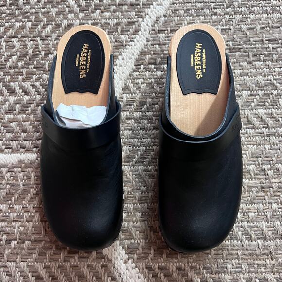 Swedish Hasbeens Husband Clogs Sz 36/ US 6 - Picture 2 of 7